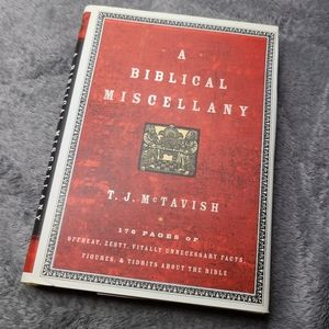 3/$10 A Biblical Miscellany book - T.J. McTavish